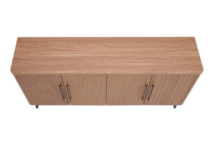 Manhattan Comfort - Jodie Sideboard with 8 Adjustable Shelves in Maple - SB001-MP veiw 3