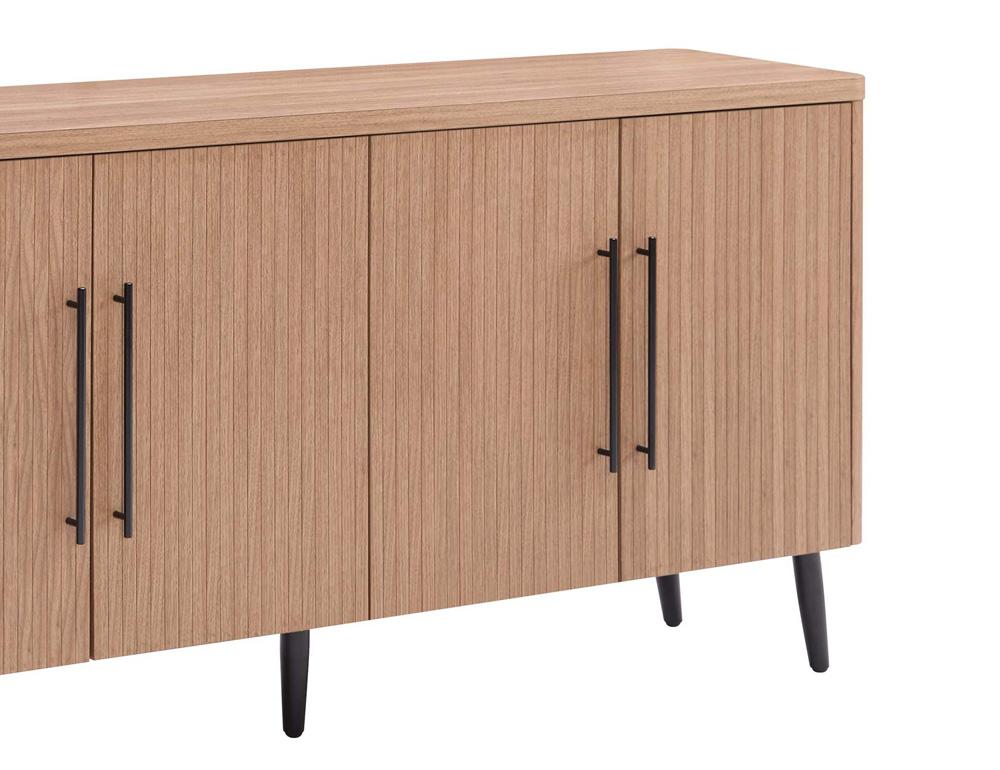 Manhattan Comfort - Jodie Sideboard with 8 Adjustable Shelves in Maple - SB001-MP veiw 8