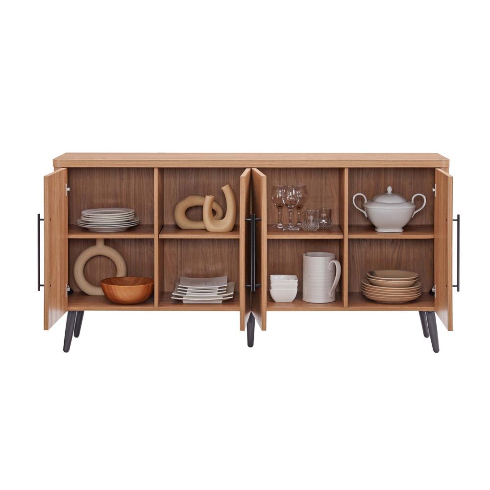 Manhattan Comfort - Jodie Sideboard with 8 Adjustable Shelves in Maple - SB001-MP veiw 9