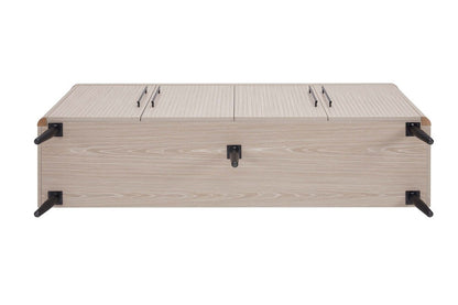Manhattan Comfort - Jodie Sideboard with 8 Adjustable Shelves in Whitewashed Oak - SB001-OK veiw 5