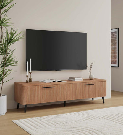 Manhattan Comfort - Jodie TV Stand with 2 Semi Pull Drawers in Maple - TV003-MP veiw 10