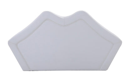 Manhattan Comfort - Kiss Faux Leather Loveseat with Hardwood Legs in White - LS010-WH veiw 5