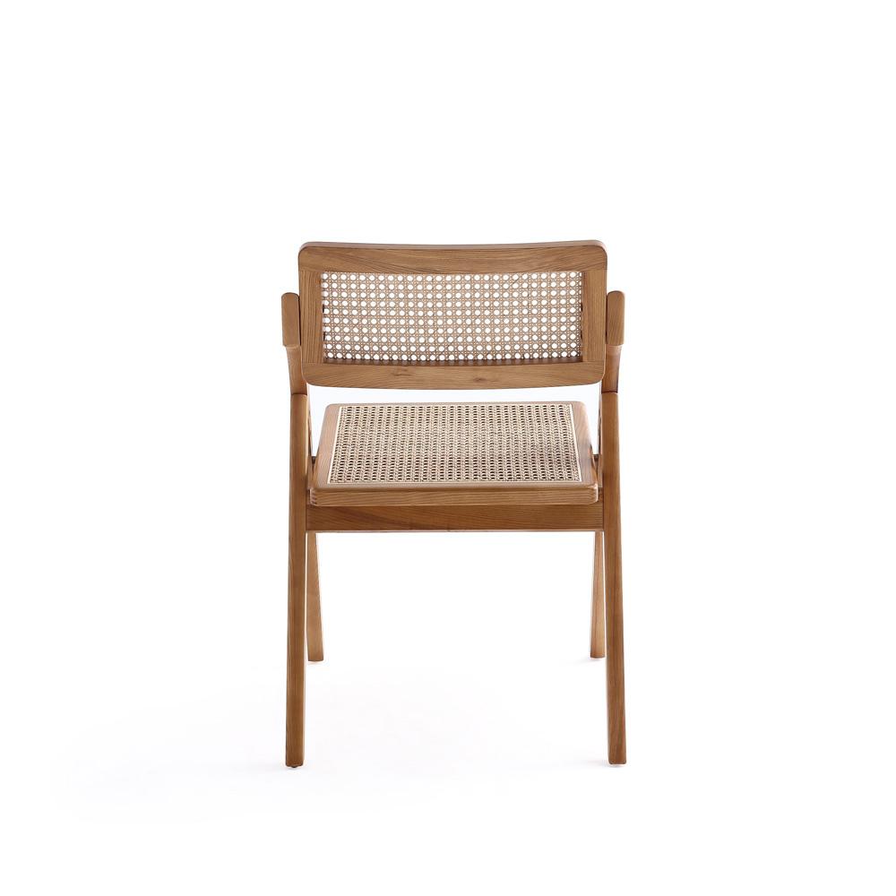 Manhattan Comfort - Lambinet Dining Folding Chair in Nature - Set of 2 - DCCA07-NA veiw 6
