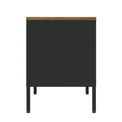 Manhattan Comfort - Landen 47 TV Stand with 6 Fixed Shelves in Black - TV010-BK veiw 5