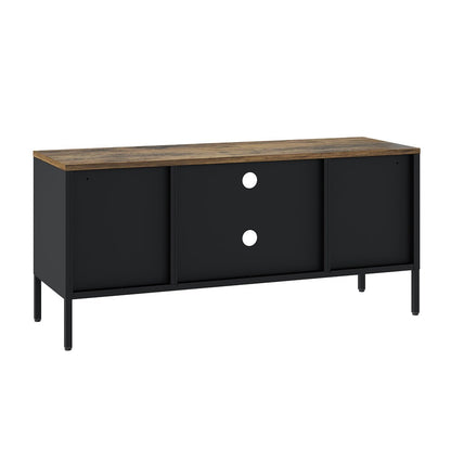 Manhattan Comfort - Landen 47 TV Stand with 6 Fixed Shelves in Black - TV010-BK veiw 6