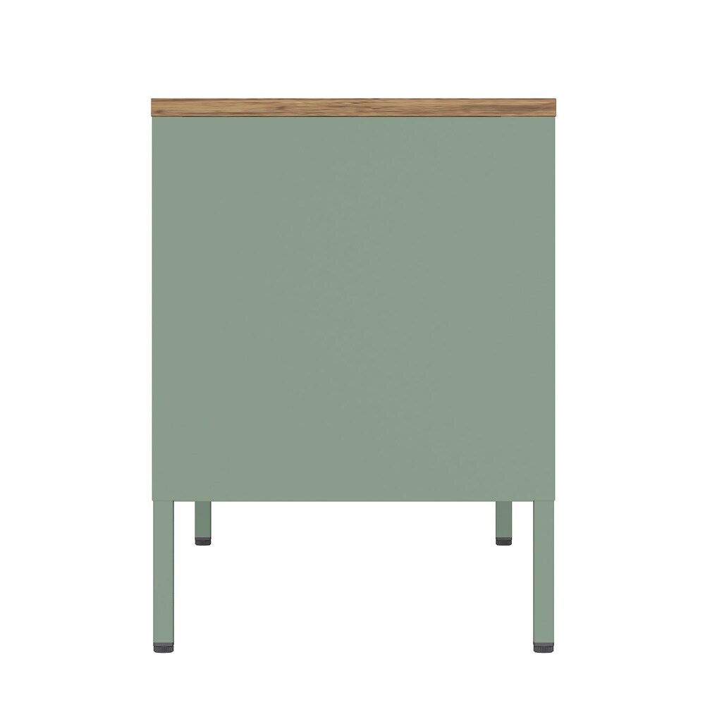 Manhattan Comfort - Landen 47 TV Stand with 6 Fixed Shelves in Green - TV010-GR veiw 5