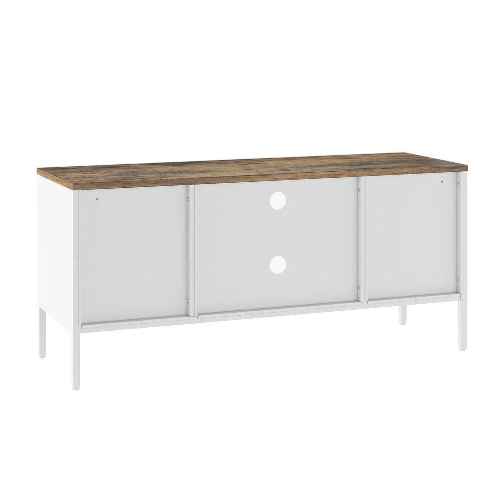 Manhattan Comfort - Landen 47 TV Stand with 6 Fixed Shelves in White - TV010-WH veiw 6