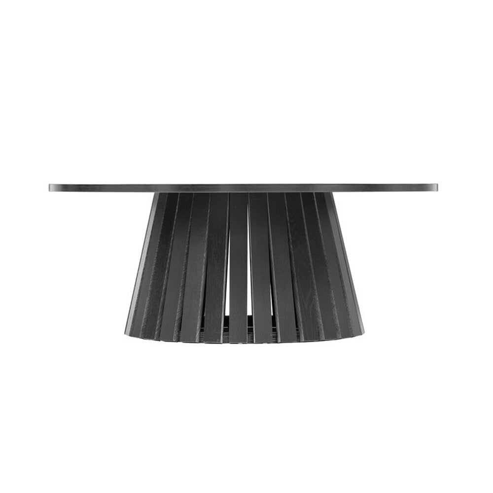 Manhattan Comfort - 2-Piece Layla Coffee and End Table with MDF Legs in Black - 2-CTET1912-BK veiw 3