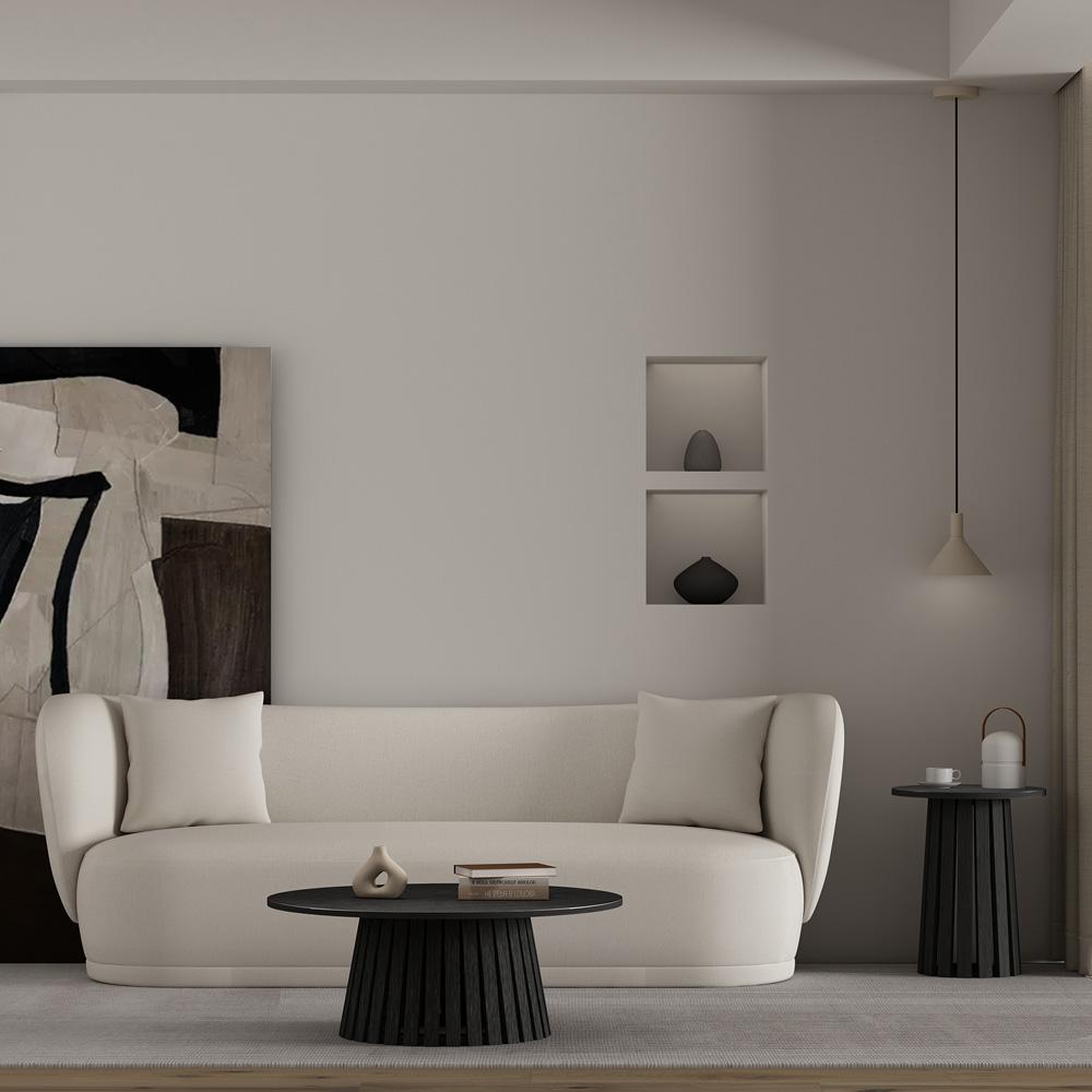 Manhattan Comfort - 2-Piece Layla Coffee and End Table with MDF Legs in Black - 2-CTET1912-BK veiw 12