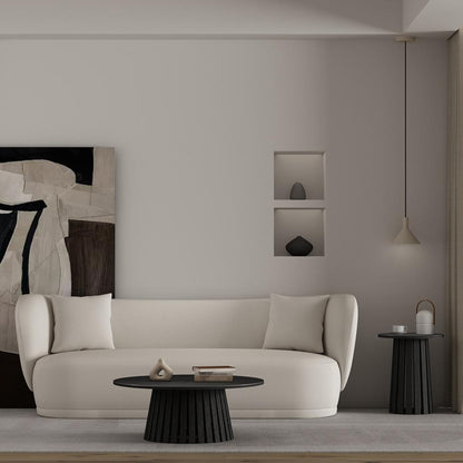 Manhattan Comfort - 2-Piece Layla Coffee and End Table with MDF Legs in Black - 2-CTET1912-BK veiw 12
