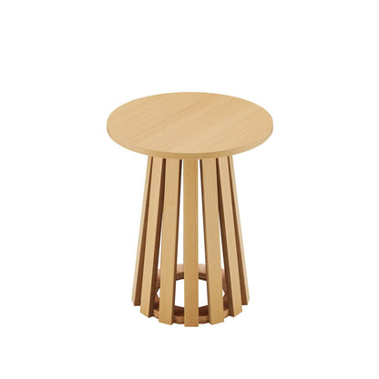 Manhattan Comfort - 2-Piece Layla Coffee and End Table with MDF Legs in Natural Oak - 2-CTET1912-NA veiw 2