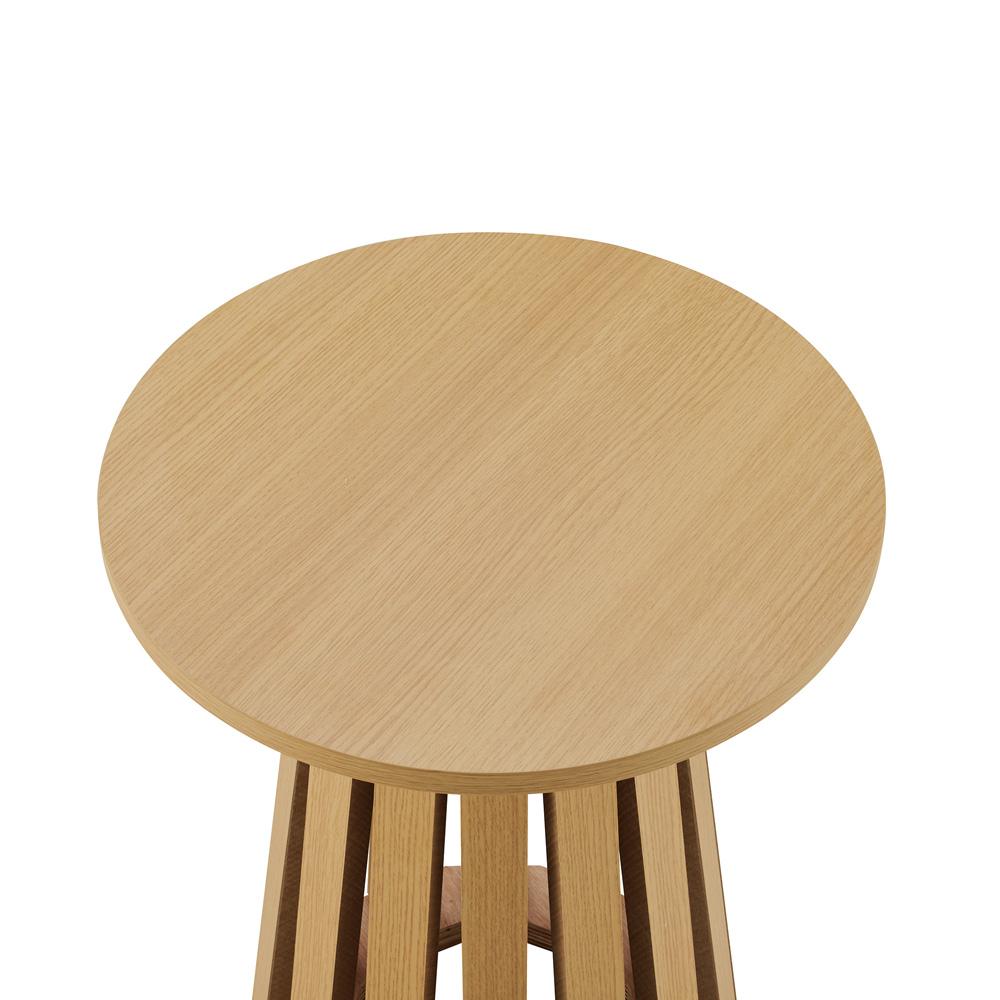 Manhattan Comfort - 2-Piece Layla Coffee and End Table with MDF Legs in Natural Oak - 2-CTET1912-NA veiw 8