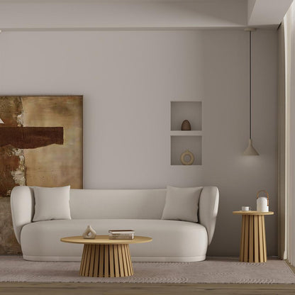 Manhattan Comfort - 2-Piece Layla Coffee and End Table with MDF Legs in Natural Oak - 2-CTET1912-NA veiw 12