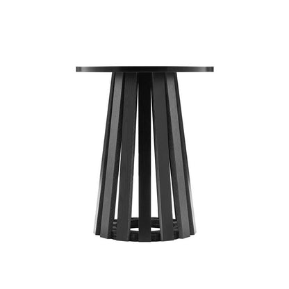 Manhattan Comfort - Layla End Table with MDF Legs in Black - Set of 2 - 2-ET012-BK veiw 2