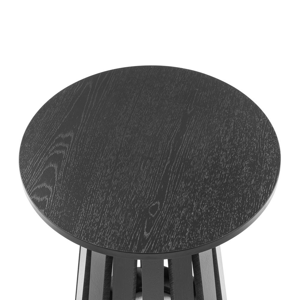 Manhattan Comfort - Layla End Table with MDF Legs in Black - Set of 2 - 2-ET012-BK veiw 5