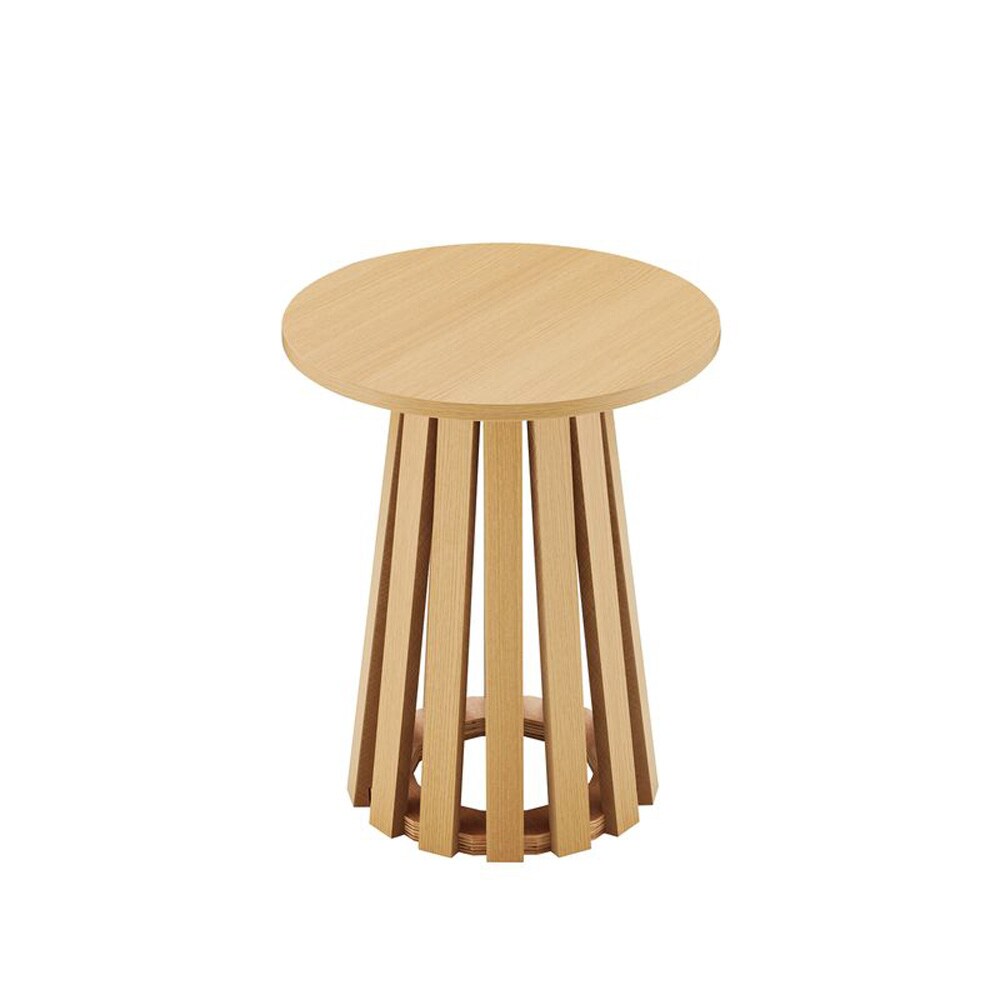 Manhattan Comfort - Layla End Table with MDF Legs in Natural Oak - Set of 2 - 2-ET012-NA veiw 3