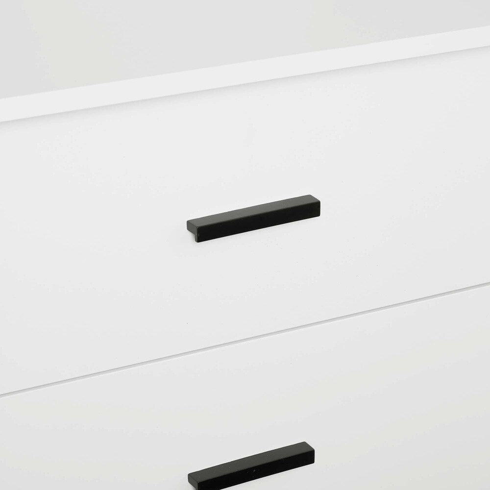 Manhattan Comfort - 2-Piece Lee Wardrobe Closetwith 2 Drawers in White - 2-WC0013-WH veiw 6