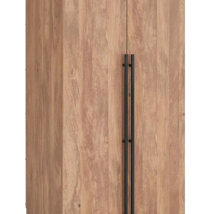 Manhattan Comfort - Lee Wardrobe Closet 2.0 with 4 Full Extension Drawers in Golden Brown - Set of 2 - 2-WC002-GB veiw 8