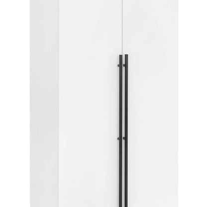 Manhattan Comfort - Lee Wardrobe Closet 2.0 with 4 Full Extension Drawers in White - Set of 2 - 2-WC002-WH veiw 8