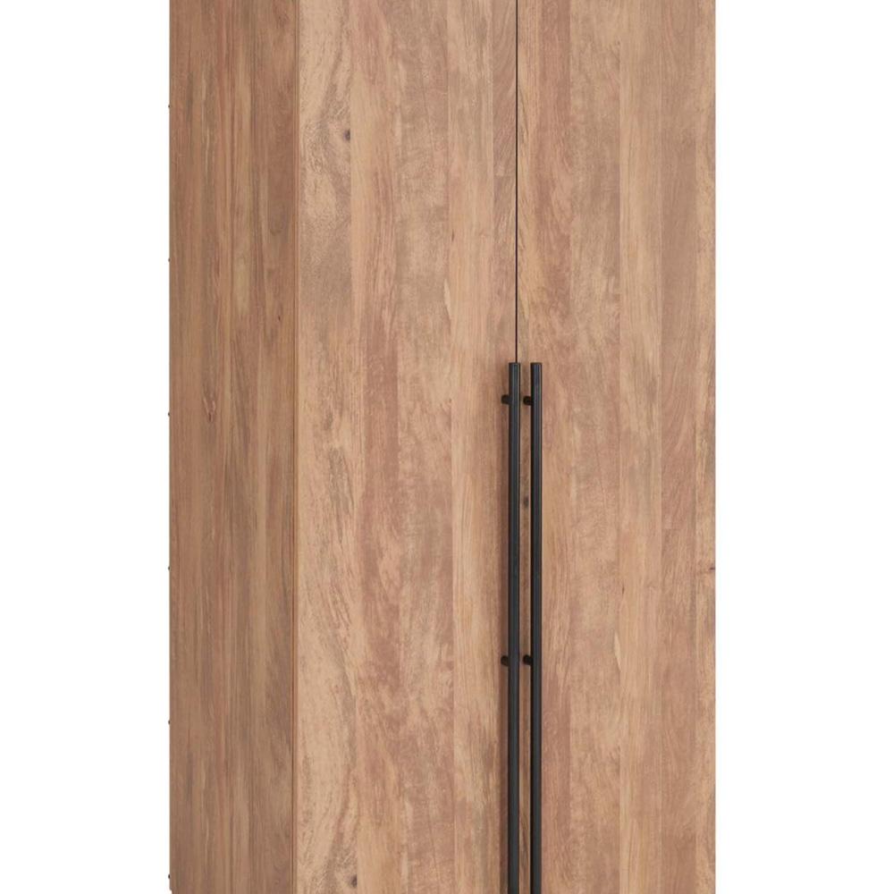 Manhattan Comfort - Lee Wardrobe Closet 3.0 with 8 Adjustable Shoe Rack Shelves in Golden Brown - Set of 2 - 2-WC003-GB veiw 8