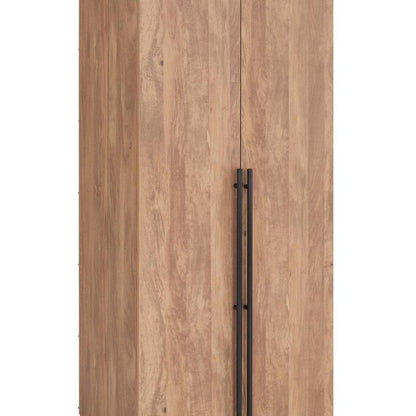 Manhattan Comfort - Lee Wardrobe Closet 3.0 with 8 Adjustable Shoe Rack Shelves in Golden Brown - Set of 2 - 2-WC003-GB veiw 8