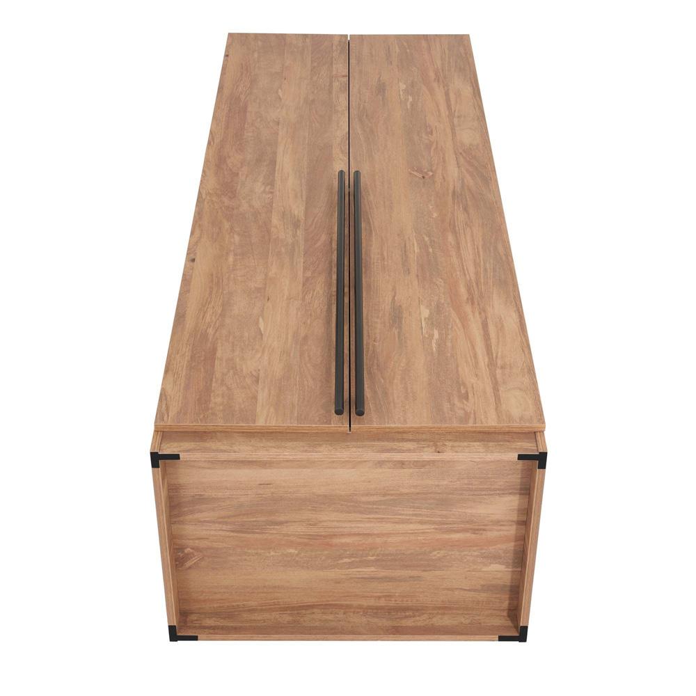 Manhattan Comfort - 3-Piece Lee Wardrobe Closet with 4 Drawers in Golden Brown - 3-WC00123-GB veiw 5