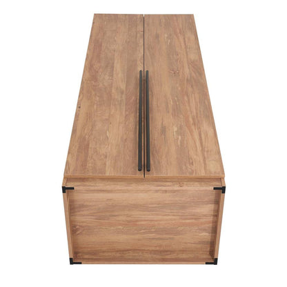 Manhattan Comfort - 3-Piece Lee Wardrobe Closet with 4 Drawers in Golden Brown - 3-WC00123-GB veiw 5