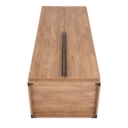Manhattan Comfort - Lee Wardrobe Closet 2.0 with 6 Full Extension Drawers in Golden Brown - Set of 3 - 3-WC002-GB veiw 5