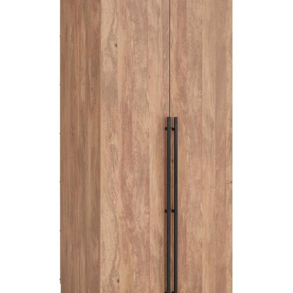 Manhattan Comfort - Lee Wardrobe Closet 3.0 with 12 Adjustable Shoe Rack Shelves in Golden Brown - Set of 3 - 3-WC003-GB veiw 7