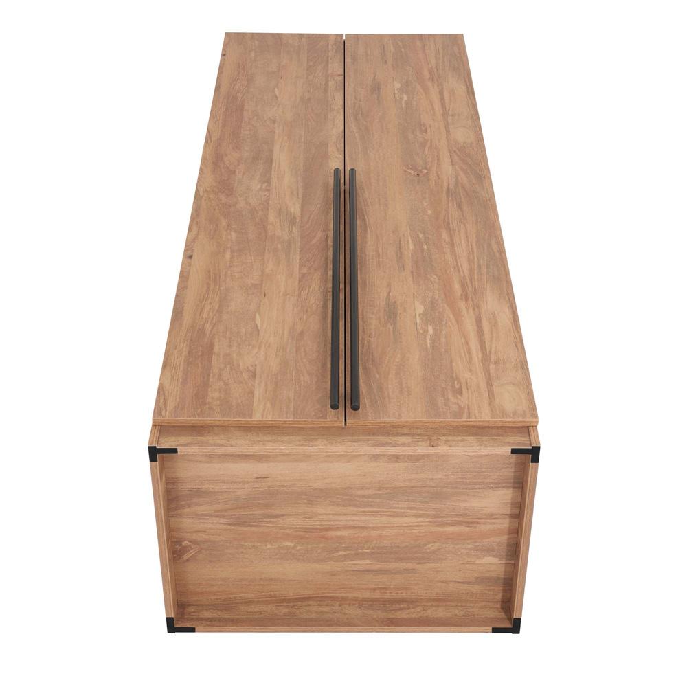 Manhattan Comfort - Lee Wardrobe Closet 1.0 with 2 Full Extension Drawers in Golden Brown - WC001-GB veiw 5