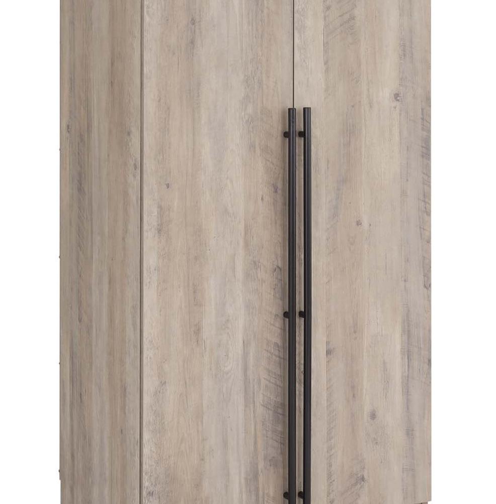 Manhattan Comfort - Lee Wardrobe Closet 1.0 with 2 Full Extension Drawers in Rustic Grey - WC001-GY veiw 8