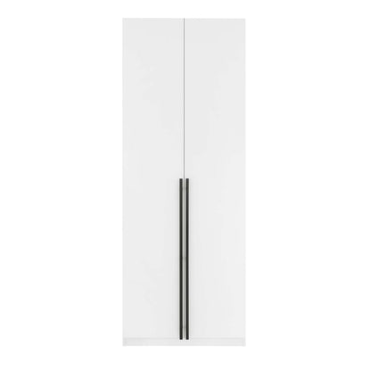 Manhattan Comfort - Lee Wardrobe Closet 1.0 with 2 Full Extension Drawers in White - WC001-WH veiw 1