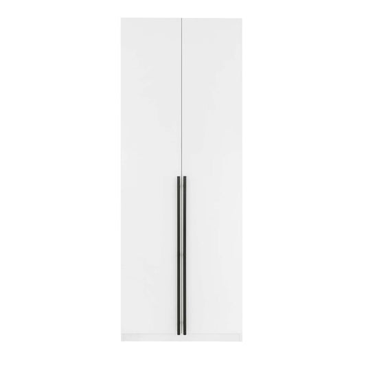 Manhattan Comfort - Lee Wardrobe Closet 2.0 with 2 Full Extension Drawers in White - WC002-WH veiw 1