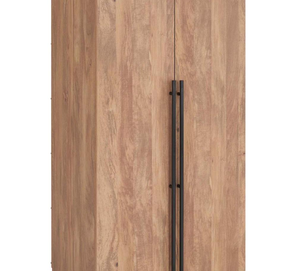 Manhattan Comfort - Lee Wardrobe Closet 3.0 with 4 Adjustable Shoe Rack Shelves in Golden Brown - WC003-GB veiw 7