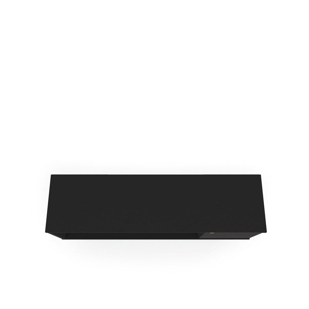 Manhattan Comfort - Liberty TV Stand with 5 Fixed Shelves in Black - 200AMC8 veiw 4