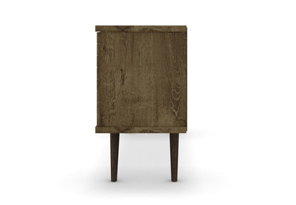 Manhattan Comfort - Liberty TV Stand with 5 Fixed Shelves in Rustic Brown - 200AMC9 veiw 5