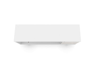 Manhattan Comfort - Liberty TV Stand with 5 Fixed Shelves in White - 200AMC6 veiw 3