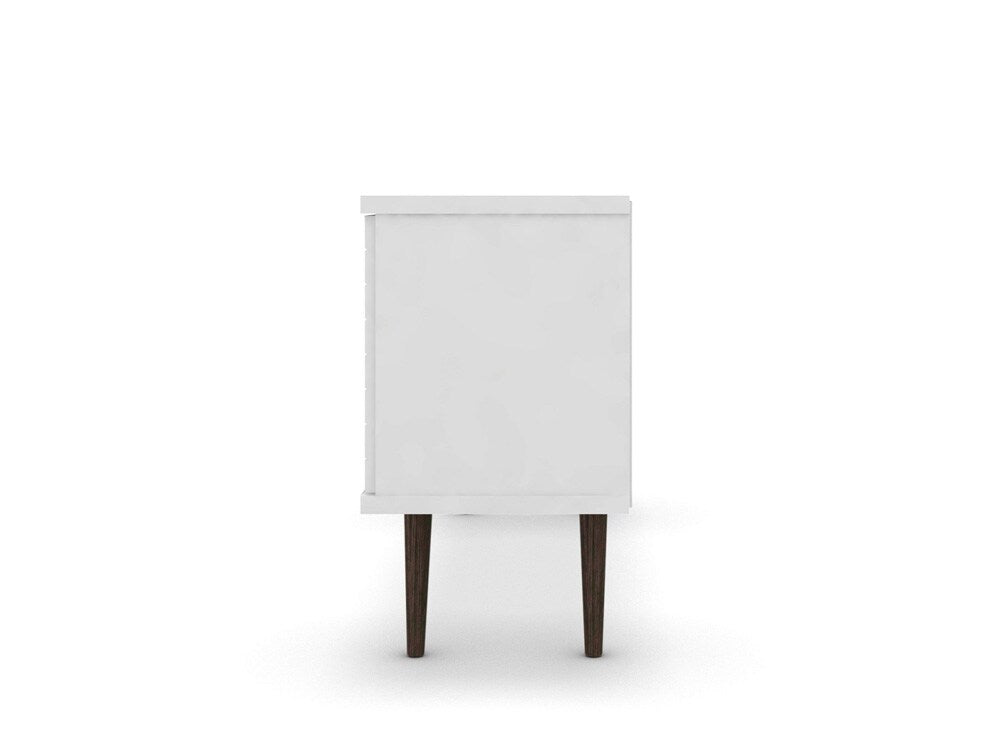 Manhattan Comfort - Liberty TV Stand with 5 Fixed Shelves in White - 200AMC6 veiw 4