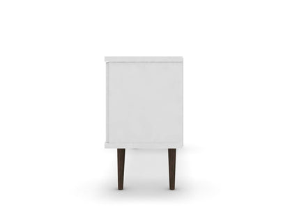 Manhattan Comfort - Liberty TV Stand with 5 Fixed Shelves in White - 200AMC6 veiw 4