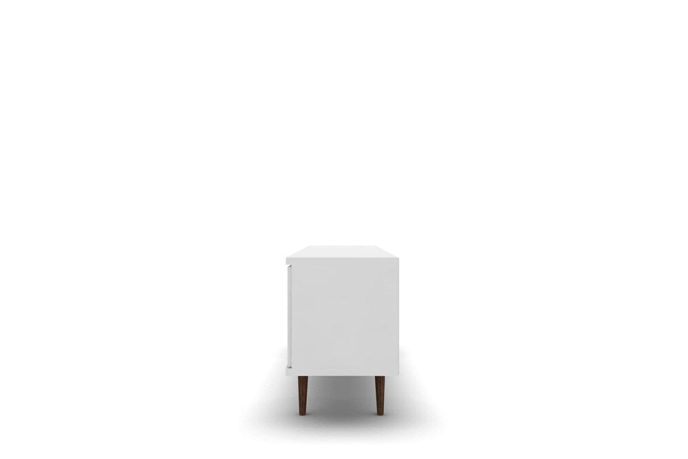 Manhattan Comfort - Liberty 63W TV Stand with 3 Fixed Shelves in White - 201AMC6 veiw 4