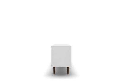 Manhattan Comfort - Liberty 63W TV Stand with 3 Fixed Shelves in White - 201AMC6 veiw 4