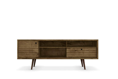 Manhattan Comfort - Liberty TV Stand with 1 Drawers in Rustic Brown - 202AMC9 veiw 1