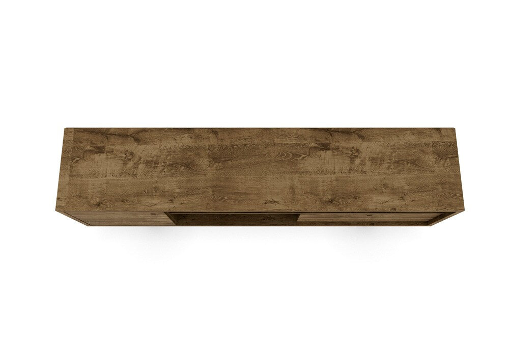 Manhattan Comfort - Liberty TV Stand with 1 Drawers in Rustic Brown - 202AMC9 veiw 4