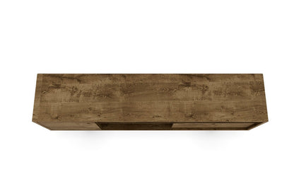 Manhattan Comfort - Liberty TV Stand with 1 Drawers in Rustic Brown - 202AMC9 veiw 4