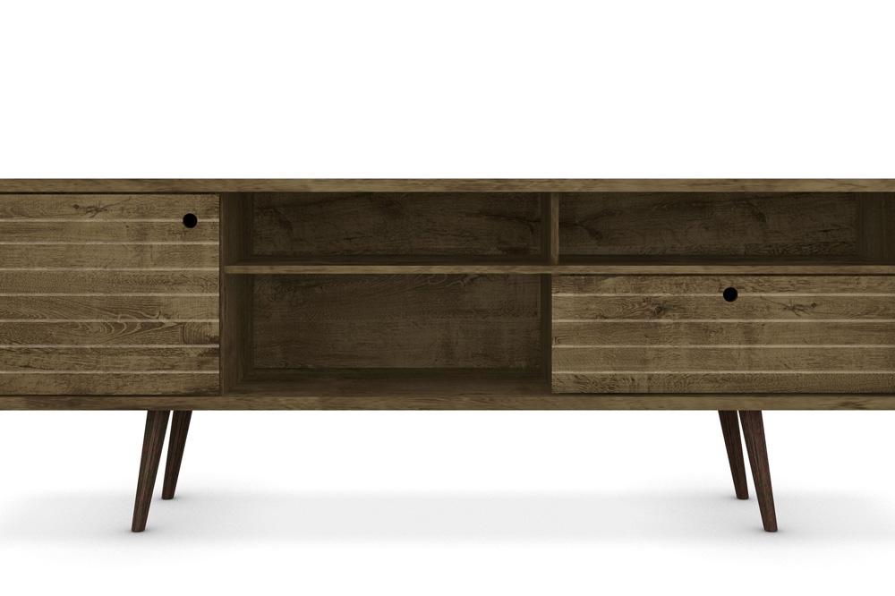 Manhattan Comfort - Liberty TV Stand with 1 Drawers in Rustic Brown - 202AMC9 veiw 7