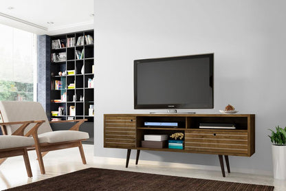 Manhattan Comfort - Liberty TV Stand with 1 Drawers in Rustic Brown - 202AMC9 veiw 8
