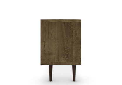 Manhattan Comfort - Liberty TV Stand with 1 Drawers in Rustic Brown and White - 202AMC96 veiw 5