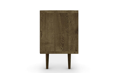 Manhattan Comfort - Liberty TV Stand with 1 Drawers in Rustic Brown and Yellow - 202AMC94 veiw 5