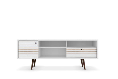 Manhattan Comfort - Liberty TV Stand with 1 Drawers in White - 202AMC6 veiw 1