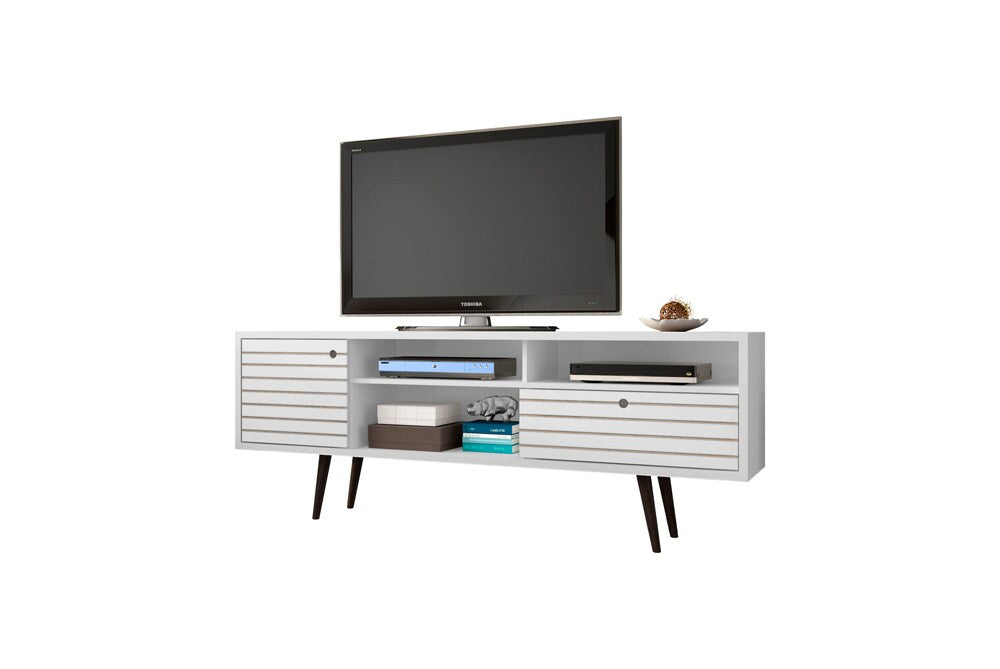 Manhattan Comfort - Liberty TV Stand with 1 Drawers in White - 202AMC6 veiw 2